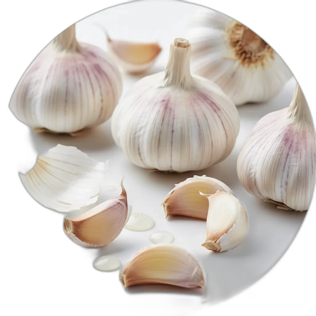 Ajo — ingrediente natural presente en la fórmula del producto.